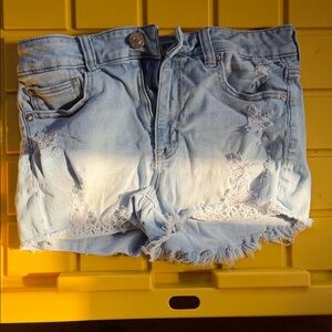 American Eagle Outfitters Light Blue Jean Shorts